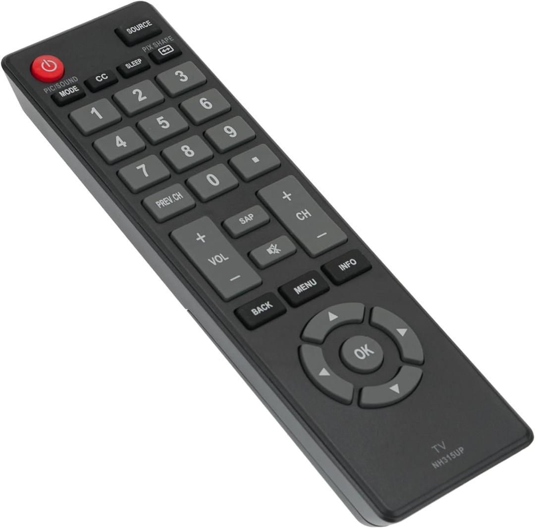 NH315UP Remote Control Replace fit for Sanyo LED LCD TV HDTV FW50D48F FW32D06F FW40D36F FW43D25F FW50D36F FW55D25F FW32D06F-B FW32D06FB