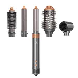 Hot Air Brush Hair Styler, 6 in 1 Hair Dryer Brush Auto Wrap Curlers Frizz-Free Styling Tool for All Hair Types Fast Drying, Curling, Smoothing, Volumizing & Straightening with Negative Ion (Gray)