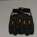 Vgo... 1-Pair 32F Waterproof Heavy Duty Winter Work Gloves Men,Mechanic Gloves, Impact Protection& Vibration Reduction(Size L, Black&Gold, SL8849FW)