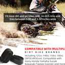 AR-PRO (2-Pack) 3.00/3.50-14 90/100-14 Dirt Bike Inner Tubes with TR4 Straight Valve, Replacement Heavy Duty Inner Tube for 3.50-14, 3.00-14, 90/100-14 Dirt Pit Bike Tires