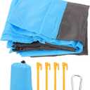 Tyenaza Beach Mat, Waterproof Sand Proof Easy to Fold Portable Picnic Mats for Outdoor Camping