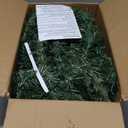 Christmas Garland Snowy 9ft with 50 Lights, Christmas Decor with 50 Light Timer for Mantle Staircase Indoor and Outdoor