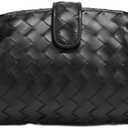 Woven Bags for Women Shoulder Bag PU Leather Handwoven Crossbody Bag Satchel Woven Purses