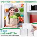 Right DA63-09775A Refrigerator Door Bin Compatible with Sam.sung Refrigerator Door Shelf Parts-Sam.sung Refrigerator Door Bin RF27T5201SR RF27T5201SG RF27T5241SR RF28T5021SR RF28T5021SG By AMI PARTS