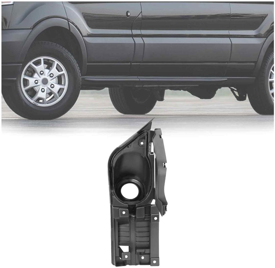 HECASA Fuel Gas Filler Pocket Housing Hinge Door Compatible with 2015-2023 Ford Transit Van 150 250 350 HD Replacement for CK4Z-5427936-A CK4Z-5427936-F Gas Door Assembly without Cover