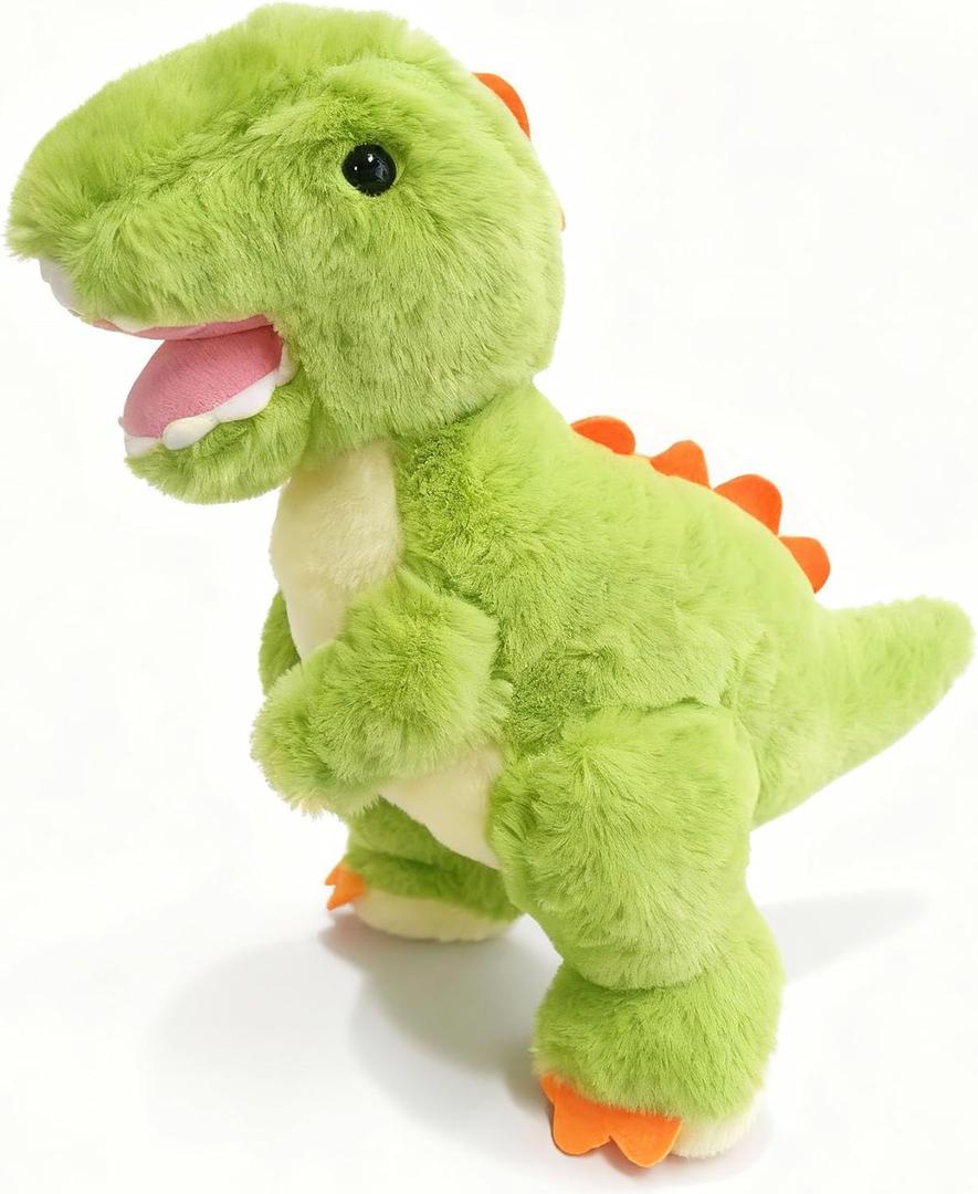 Cute Dinosaur Stuffed Animals,9.8 Inch Tyrannosaurus Plush Toys,Dino Plushies,Nice Birthday Gifts for Kids Boys Girls
