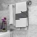 2 x Dibor Loveliness (Very) Long Dachshund White Kitchen Towels Dish Towels Dishcloth,Funny Dog Decorative Absorbent Drying Cloth Hand Towels Tea Towels for Bathroom Kitchen,Dog Lovers Girls Women Gifts