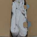 MIULEE Natural White Linen Curtains 84 Inch Long for Bedroom Living Room, Soft Thick Linen Textured Window Drapes Semi Sheer Light Filtering Rod Pocket Back Tab Neutral Farmhouse Cream Ivory 2 Panels