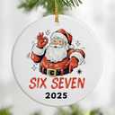 Funny Christmas Ornament 2025, Funny 67 Ornament, 6 7 Meme, 6 7 Christmas Ornaments, Gen Alpha Xmas Gift, 67 Gift, Stocking Stuffers for Teens Pack of 2