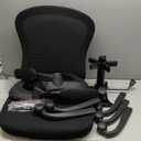 Office Chair Ergonomic Desk Chair - Mesh Comfy Home Desk Office Chairs with Wheels Adjustable Lumbar Support Flip up Armrest Executive Rolling Swivel Teacher Task Computer Chair Black