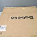 Babelio Smart Baby Gate with Auto-Unlock/Close, Pressure Mounted No Drill for Doorways/Top of Stairs. Pet/Dog Door Wide Walk Thru w/Infrared Sensor & Instant Safety Alert (White, 30.3-47.2" W, 30" H)