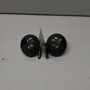 Dog Tennis Ball Holder Accessory - Leash Attachment, Lightweight Silicone for Convenient and Fun Playtime - Fits Standard Tennis Ball Size (Black) 2 Pcs