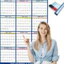 23" x 35" At a Glance 2025 Wall Calendar, Dry Erase Calendar for Wall, Full Year Wall Calendar 2025- Reversible, Horizontal/ Vertical (2025 Wall Calendar)