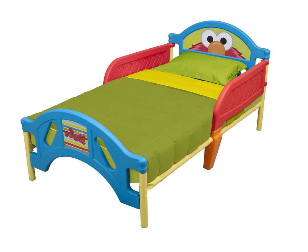 Delta Children Plastic Toddler Bed, Sesame Street