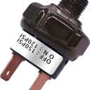 mankk Air Pressure Switch 120-150 PSI Thread 1/8" NPT 24V 12V DC Air Compressor Pressure Switch for Air Horn Train 120-150-1/8" NPT-BK