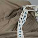 MooMee Duvet Cover Set 100% Extra Long Staple Cotton 600 Thread Count Silky Sateen Smooth Luxury Soft Breathable Durable Hotel Quality Bedding, 3 Pieces (Mocha Brown,California King 104"x98")