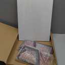 SRIWATANA Floating Shelves Wall Mounted Set of 2 Rustic Wood Shelves with Large Capacity(Washed White)