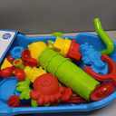Kids Sand Water Table for Toddlers 1-3 3-5 Years, Outdoor Activity Play Set with Beach Toys, Shovels & Molds, Summer Outdoor Beach Outside Backgard Sensory Toys for Kids Boys Girls 1.5+ Years