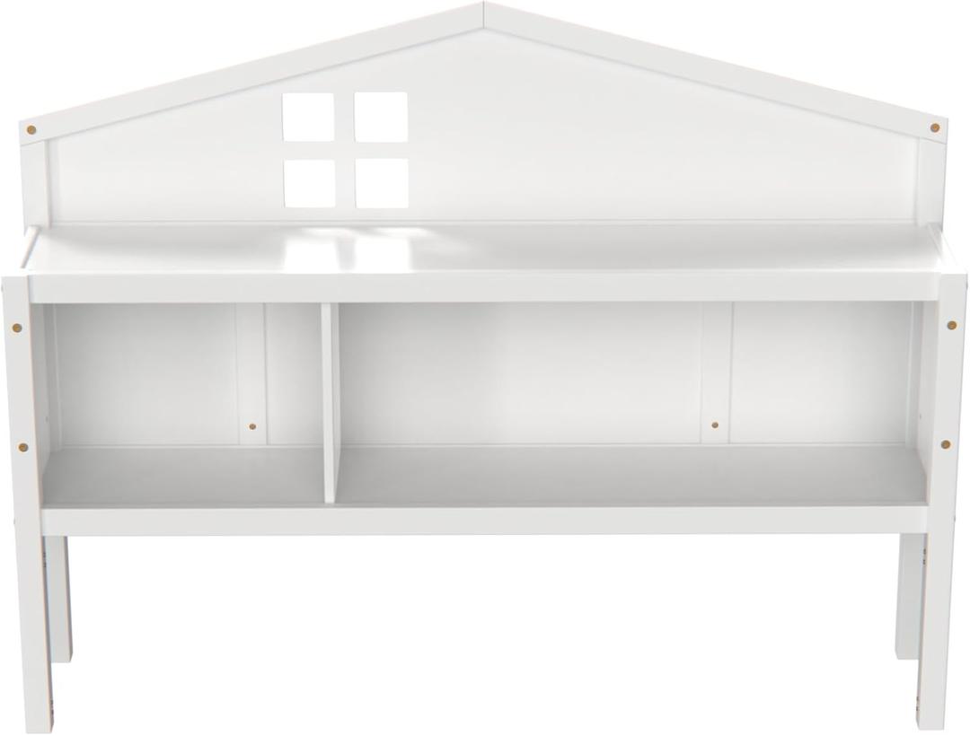 Headboards for Full-Size Montessori Floor Bed White, Freely Collocation