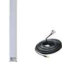 Signalplus Wide-Band WiFi 4G LTE & 5G GSM UMTS CDMA 12dBi Outdoor Omni Directional Cellular Antennas for Routers/Cell Phone Signal Booster Support All USA/Canada Carriers (698-2700MHz 12dBi)