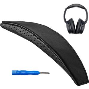 AHG Sheepskin QC35 ii Headband / QC35 Headband pad Cushion Cover. Compatible w/Bose QuietComfort 35 ii Headphones/QuietComfort 35 Headphones (Black). Premium Sheepskin Leather/High-Density Foam