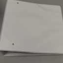 Staples 3-Ring Binder, 3 Inch Round-Ring Organizer for Home, Office, School, Holds up to 460-Sheets, White