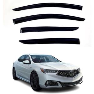 4Pcs Window Visors Vent Deflectors for Acura TLX 2021-2024 Rain Guards Shade