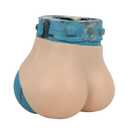 HMWBFGYM Silicone Butt Panty Sissy Butt Lift Underwear Butt Shaper Control Shorts for Cosplay Crossdressing Apparel,Natural,M