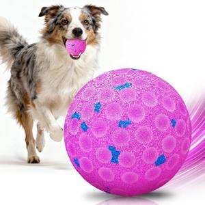 Smart Interactive Dog Toys for Aggressive Chewers, Self-Moving Chew Proof Dog Ball with Automatic Vibrating, IP54 Waterproof & E-TPU Material - Boredom & Training (Pink)