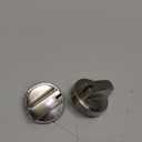 atgestore WB03X29300 Stainless Steel Stove Knobs Replacement for GE Stove Parts Gas Range Knobs JGP3030SLSS JGP3036SL1SS JGP3030SL1SS GE Cooktop Knob Metal Control Surface Burner Knobs 2 Pcs