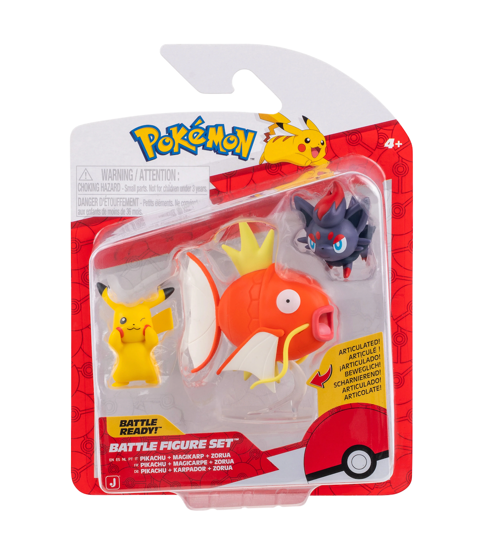 JAZ Pokemon Battle Figure, 3 Pack