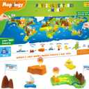 Mapology - Physical Features of World - Educational Toy and Learning Aid - Puzzles for Kids for Age 5 Years+