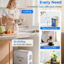 Waterdrop G2P600 Reverse Osmosis System, TDS Reduction, 7 Stage Water Filtration, NSF/ANSI 372 Certified, 600 GPD Tankless RO Water Filter System, Under Sink, 2:1 Pure to Drain