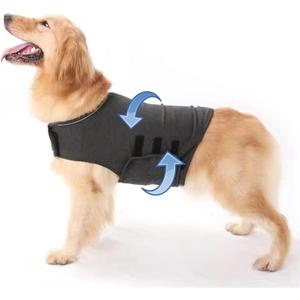 Dog Thunder Vest, First Generation Calming Jacket for Dogs - Dog Shirt for Anxiety, Firework and Separation, Keep Pet Calm Without Medicine & Training, Anti Anxiety Coat for Dogs (Dark Grey, M)