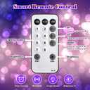 Red White and Blue String Lights, 4th of July Independence Day Lights Decoration, 300 LED 98ft, Waterproof with 8 Modes Plug in, Timer, Expandable, Memorial Day Patriotic Party Decor, Outdoor, Indoor