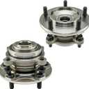 KAX 515204 Pair Front Wheel Bearing Compatible with Toyota Tundra 2007-2019 RWD, Toyota Tundra 2020-2021, Toyota Sequoia 2008-2019 RWD