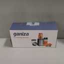 Ganiza Blender for Smoothies, 14Pcs Personal Blender for Shake and Smoothies for Kitchen with 3 Portable Cups (1x24oz & 2X17oz), Single Serve Smoothie Maker, Nutritious Recipe