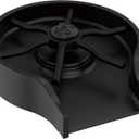 Delta Matte Black Metal Glass Rinser for Kitchen Sink, Cup Washer for Sink, Bottle Washer, Matte Black GR250-BL