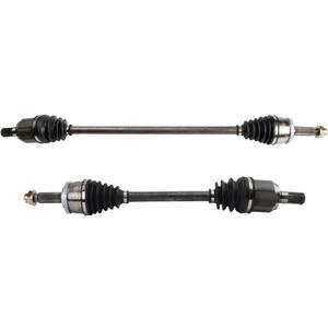 TRQ Front Driver Side and Passenger Side CV Axle Assembly Set 2 Piece Compatible with 2012-2017 Hyundai Accent Automatic Transmission