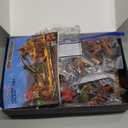 Western Roller Coaster Building Set, Rollercoaster Building Toy with Mine Train, Lifting Chain Drive, Carriage, 1270PCS Mining Coaster Model Playset Gift for Adults Teens Kids Boys Girls 10-12+