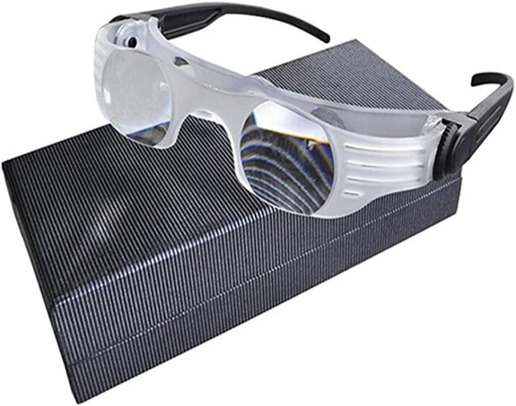 Low Vision Magnifier Glasses Far View Magnifier Telescope Watching TV