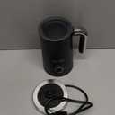 Facelle Milk Frother, 4-in-1 Electric Milk Steamer and Frother, 10oz/300ml Automatic Hot & Cold Foam Maker and Milk Warmer with Auto Shut-Off, for Latte, Cappuccino, Macchiato, Hot Chocolate - Black