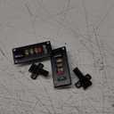 2pcs Luggage Combination Lock Tool Box Hasp Briefcases Suitcase 3 Digit Combination Lock Black