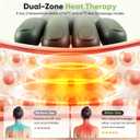 Shoulder and Neck Massager, Bionic Heated Massager, Neck Massager with Fingers, 4D Kneading Massage, Simulates a Real Palm Massage for Comfort, Relax Muscle Tension (Green)