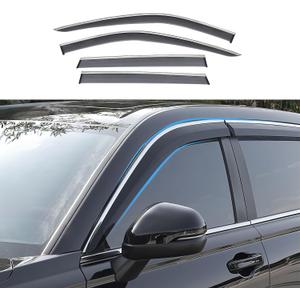 Window Visors Rain Guards for Honda CRV 2023 2024 All Weather Durable Vent Window Visors,Window Wind Deflectors Vent Shades for CRV - 4pcs