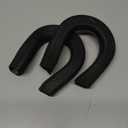 (Extended Version) Tow Hook Covers for Silverado 1500 2007-2026 and GMC Sierra 1500 2007-2019, Front Hitch Cover Compatible with Silverado 1500 Accessories, Not fit Verticle Tow Hooks (Black)