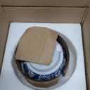 Blue and White Planters, Succulent Pots Ceramic Plant Pots Indoor with Drainage for Home Dcor - Set of 3 (Set of 3 (8"+6"+4.5" Diameter))