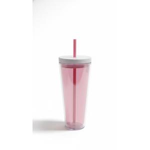 Plastic Tumbler Pink 26OZ
