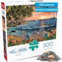 Buffalo Games - Summertime - Kim Norlien - 500 Piece Jigsaw Puzzle for Adults, Challenging Puzzle Perfect for Game Nights, Bonus Diagram Included, Finished Size 21.25 x 15.00, Made in the USA