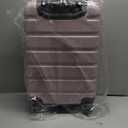 Wrangler Hardside Spinner Carry-On Luggage, Lilac, 22-Inch